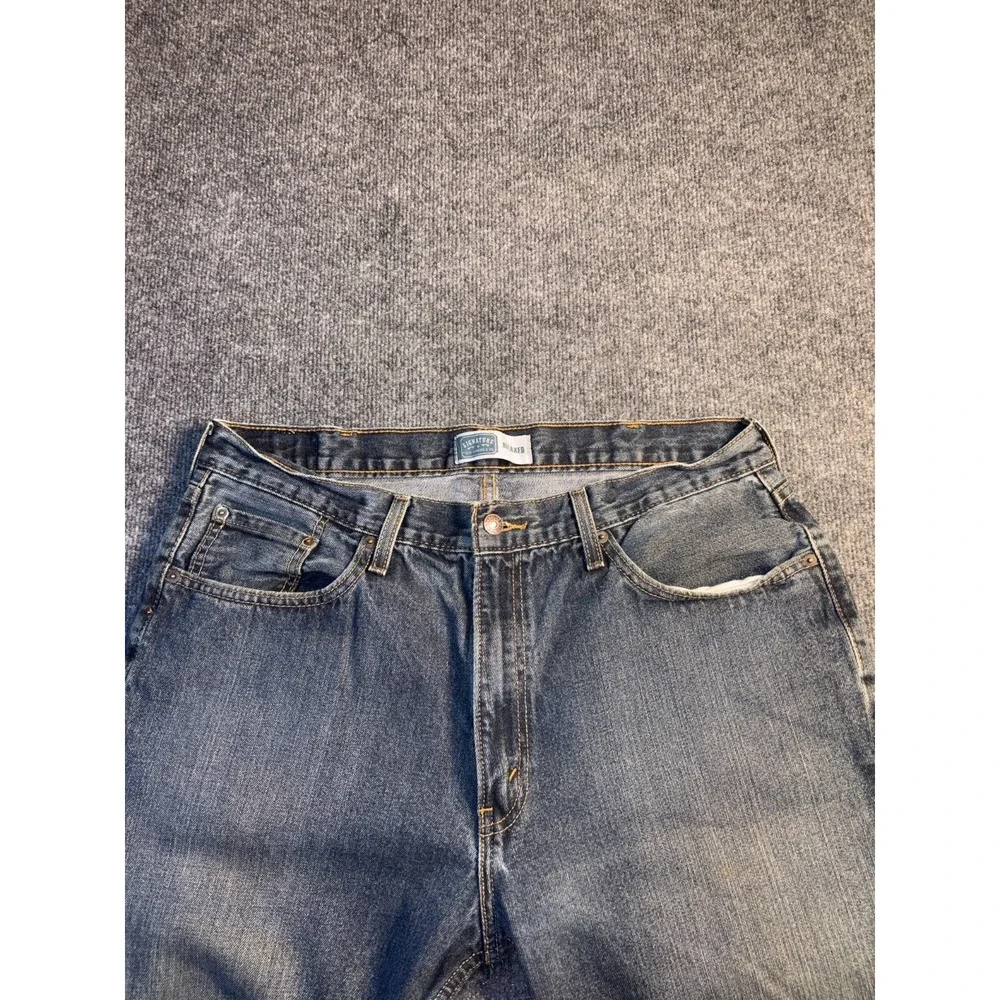 Levi's Jeans Men's‎ 38x29 Blue Denim Faded Medium Wash Relaxed Fit Straight Leg